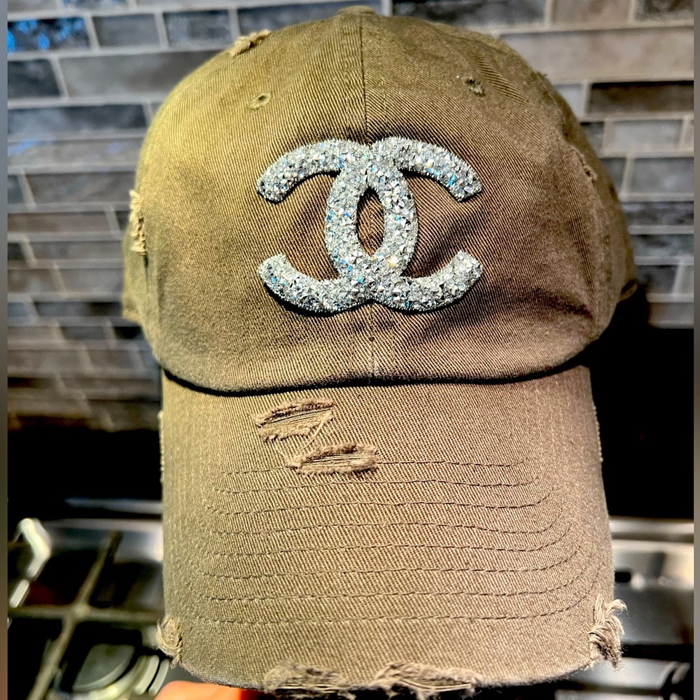 Vintage Chanel Logo Baseball Cap